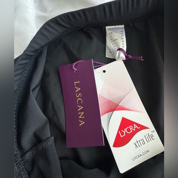 Lascana Black High-Waisted Swim Bottoms - Picture 6 of 7